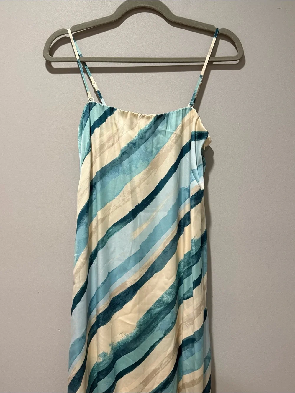 Abercrombie & Fitch Julia Strapless Slip Maxi Dress